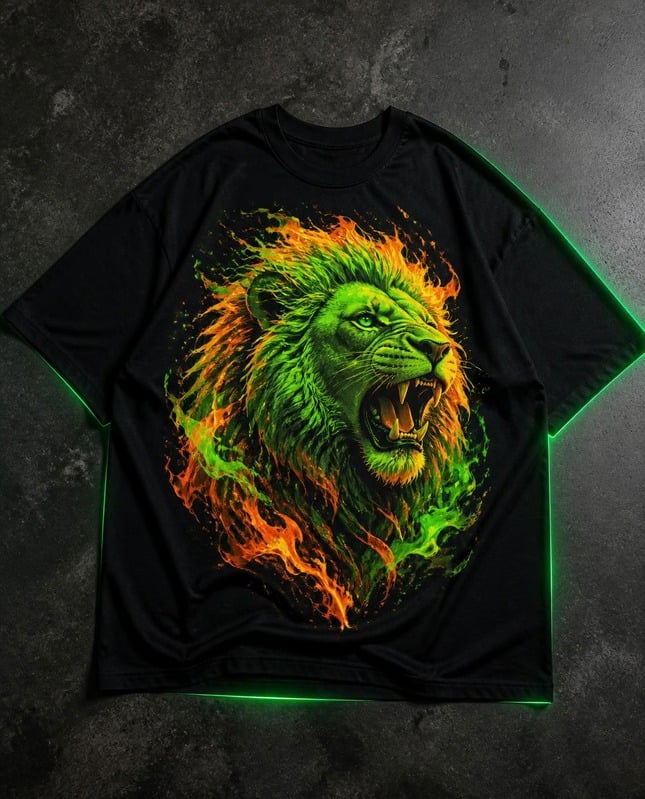 T-shirt imprimé en DTF