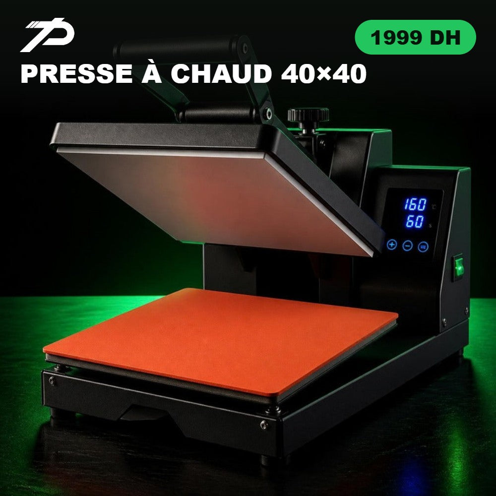 Presse à chaud 40x40 écran digital – 1999 DH